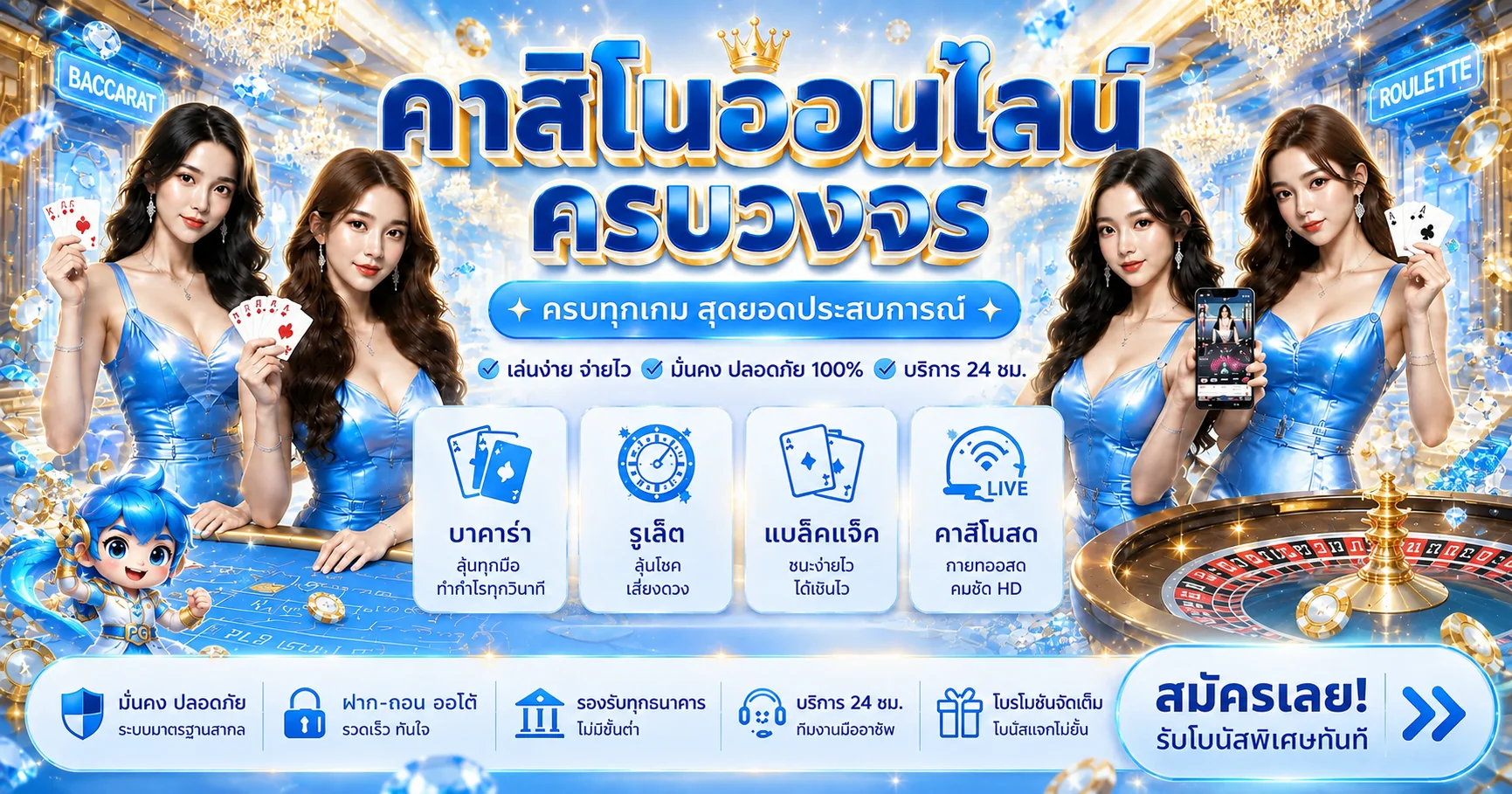 RFX คาสิโน บาคาร่า รูเล็ต และคาสิโนสดออนไลน์